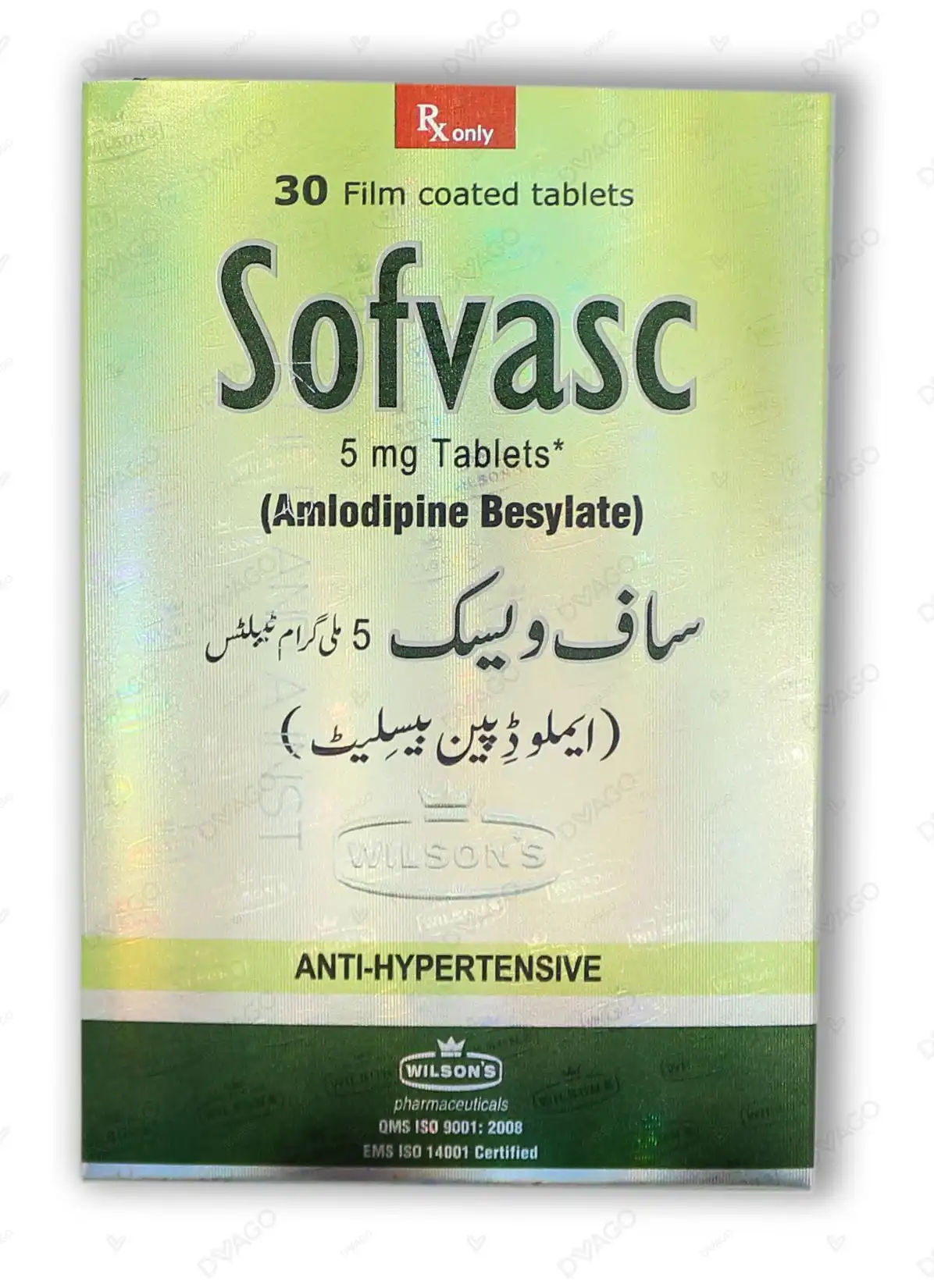 04210(2) Sofvasc Tablets 5Mg (1 Strip = 15 Tablets) - Image 1