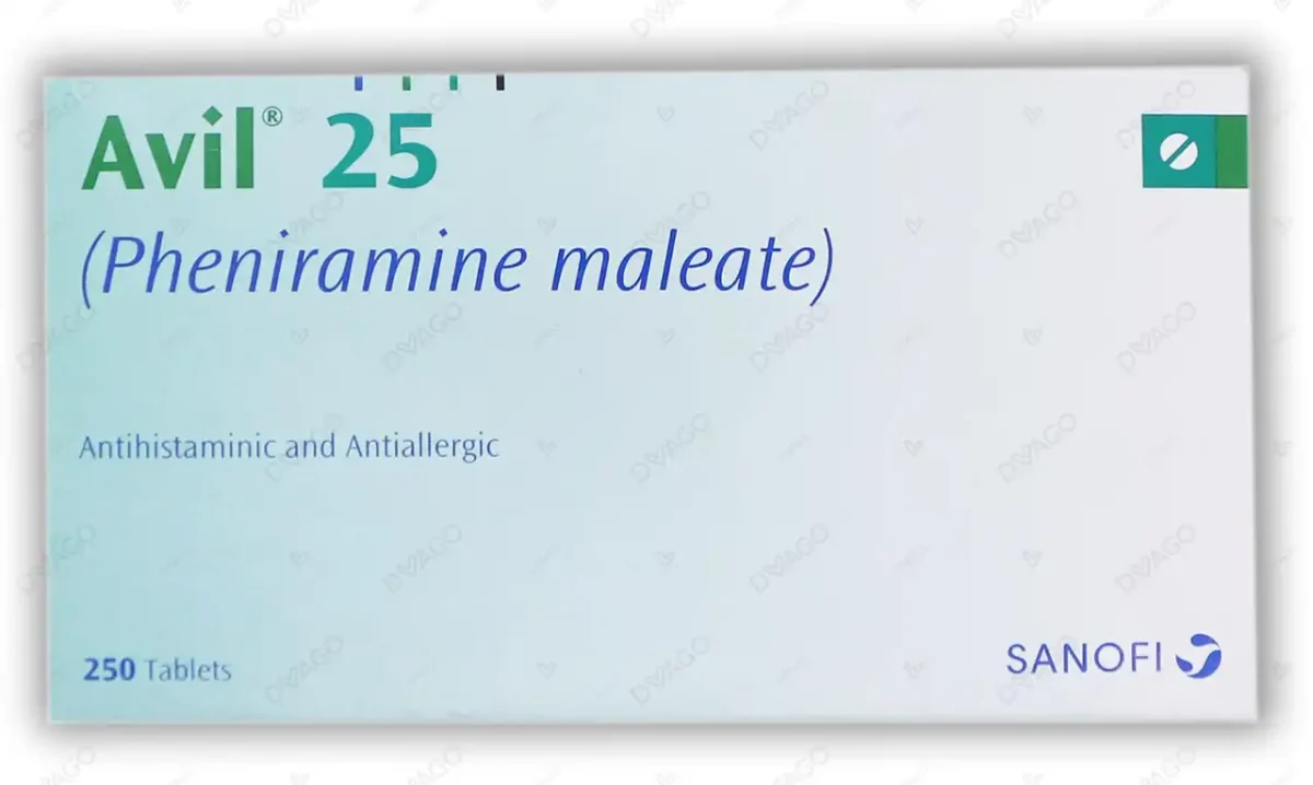Avil Tablets 25Mg (1 Strip = 50 Tablets) - Image 1