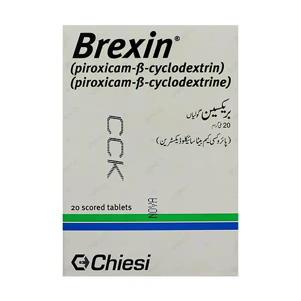 Brexin Tablets 20Mg (1 Box = 2 Strips) (1 Strip = 10 Tablets)