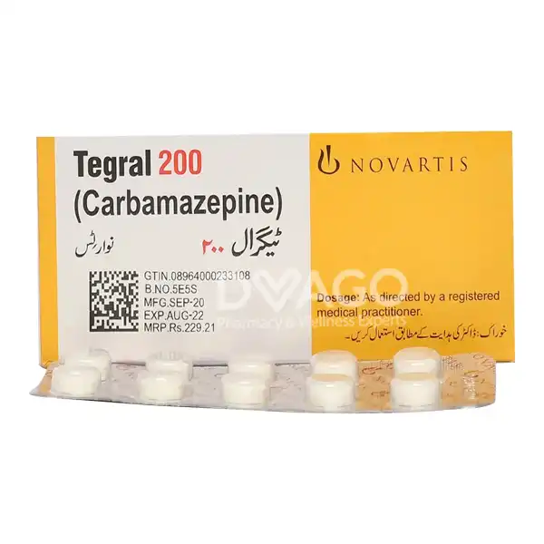 Tegral Tablets 200Mg (1 Box = 5 Strips)