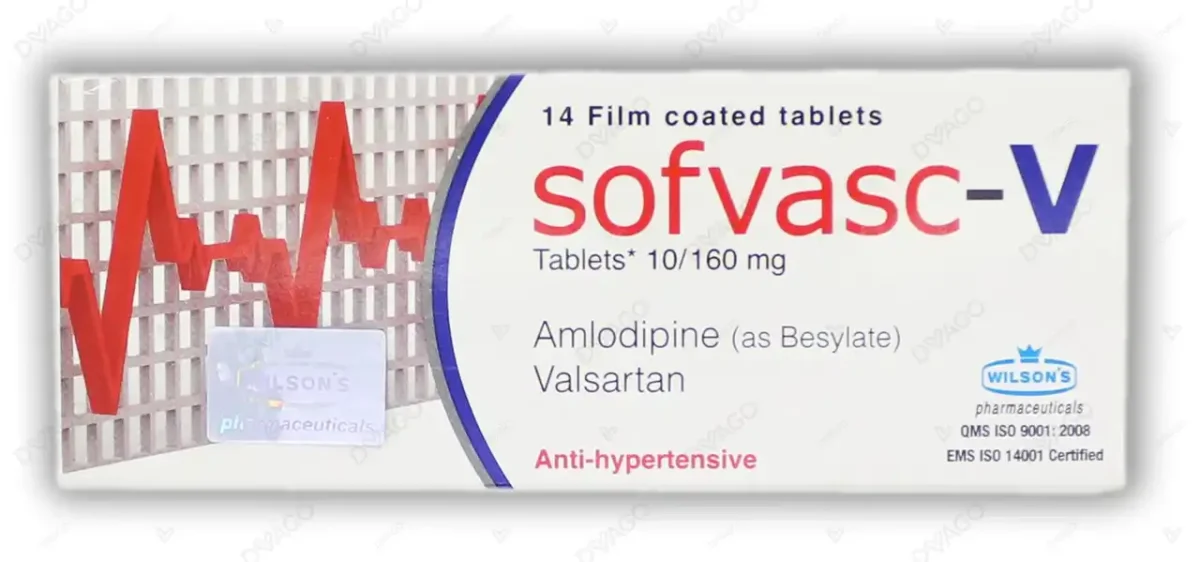 Sofvasc-V Tablets 10/160Mg (1 Box = 1 Strip)(1 Strip = 14 Tablets) - Image 1