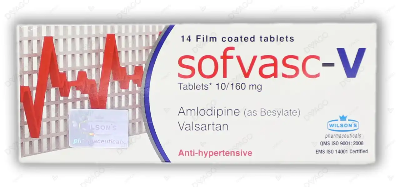 07362 Sofvasc-V Tablets 10/160Mg (1 Box = 1 Strip)(1 Strip = 14 Tablets) - Image 1