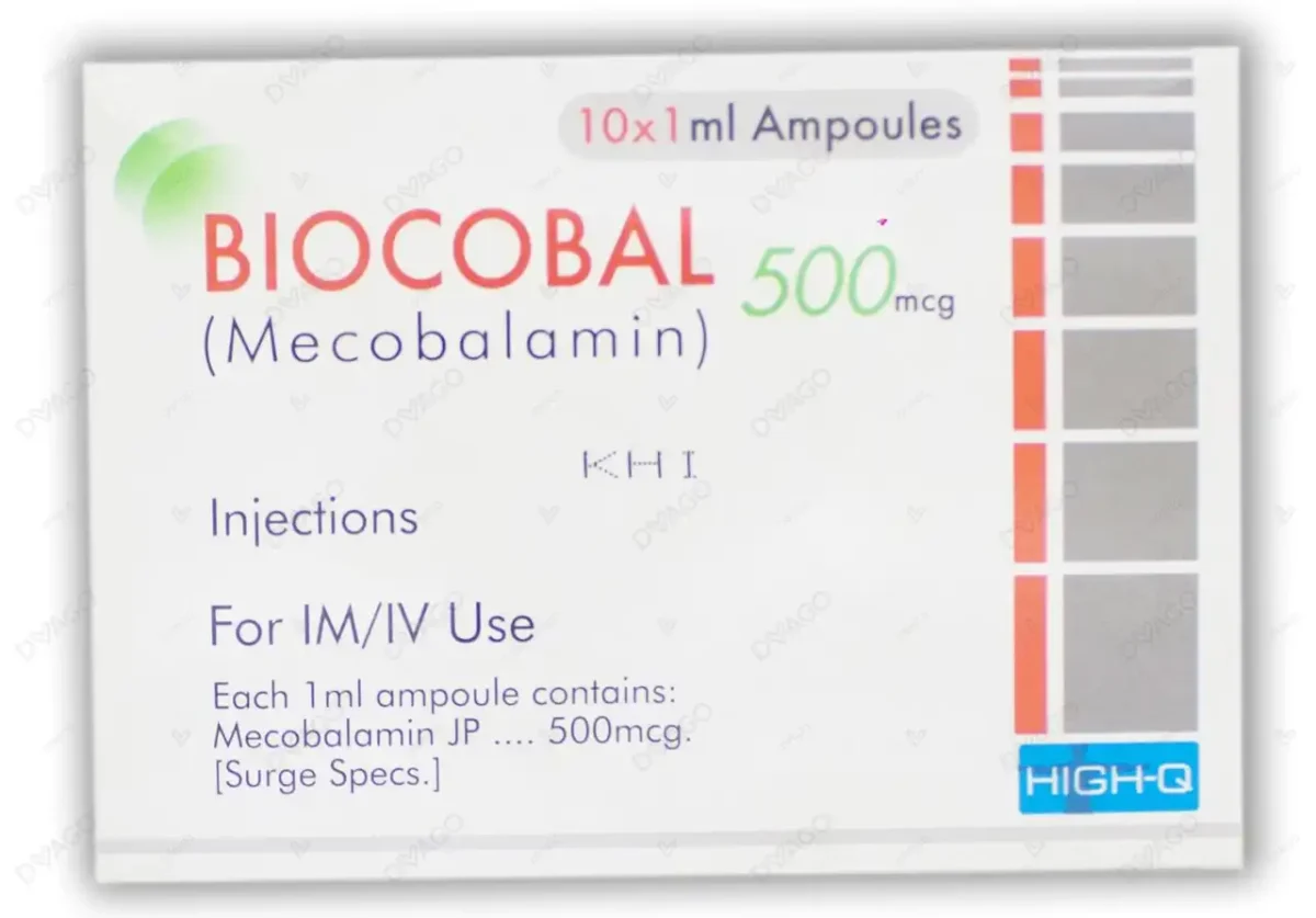 Biocobal Im/Iv Injection 500Mcg (1 Box = 10 Injections) - Image 1