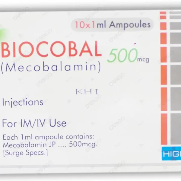 Biocobal Im/Iv Injection 500Mcg (1 Box = 10 Injections)