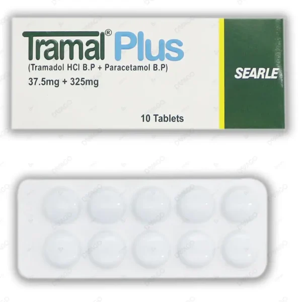 Tramal Plus Tablets 37.5Mg+325Mg (1 Box = 1 Strip)