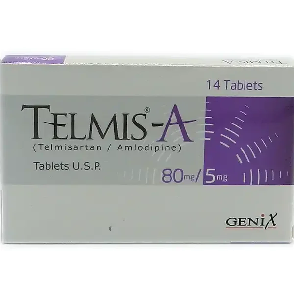 Telmis-A Tablets 80Mg+5Mg (1 Box = 1 Strip)