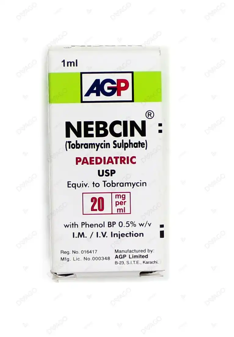 155 Nebcin Paediatric Im/Iv Injection 20Mg/Ml (1 Box = 1 Injection) - Image 1