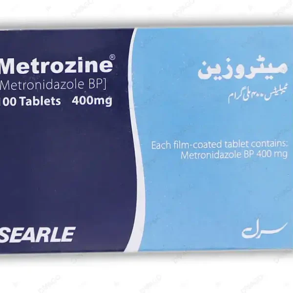 Metrozine Tablets 400Mg (1 Strip = 10 Tablets)