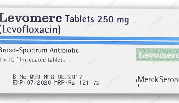Levomerc Tablets 250Mg (1 Box = 1 Strip)(1 Strip = 10 Tablets)