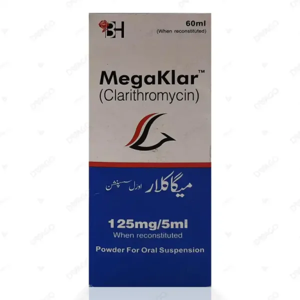 Megaklar 60Ml Suspension 125Mg/5Ml