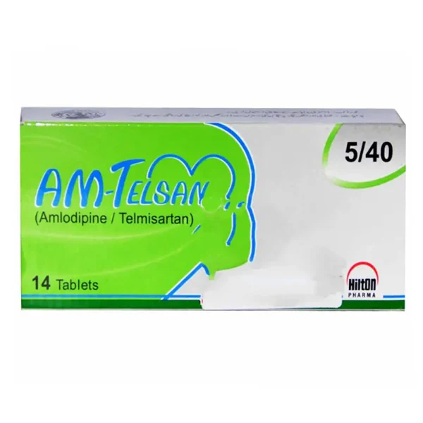 Am-Telsan Tablets 5Mg/40Mg (1 Box = 2 Strips) (1 Strip = 7 Tablets)