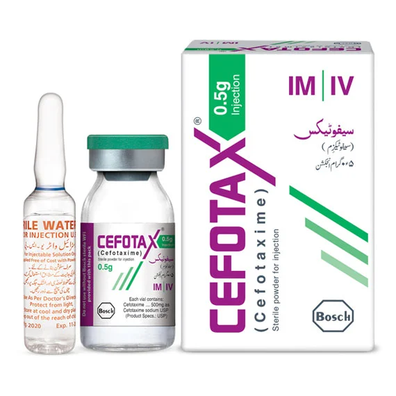 Cefotax 500mg injection 1 Vial