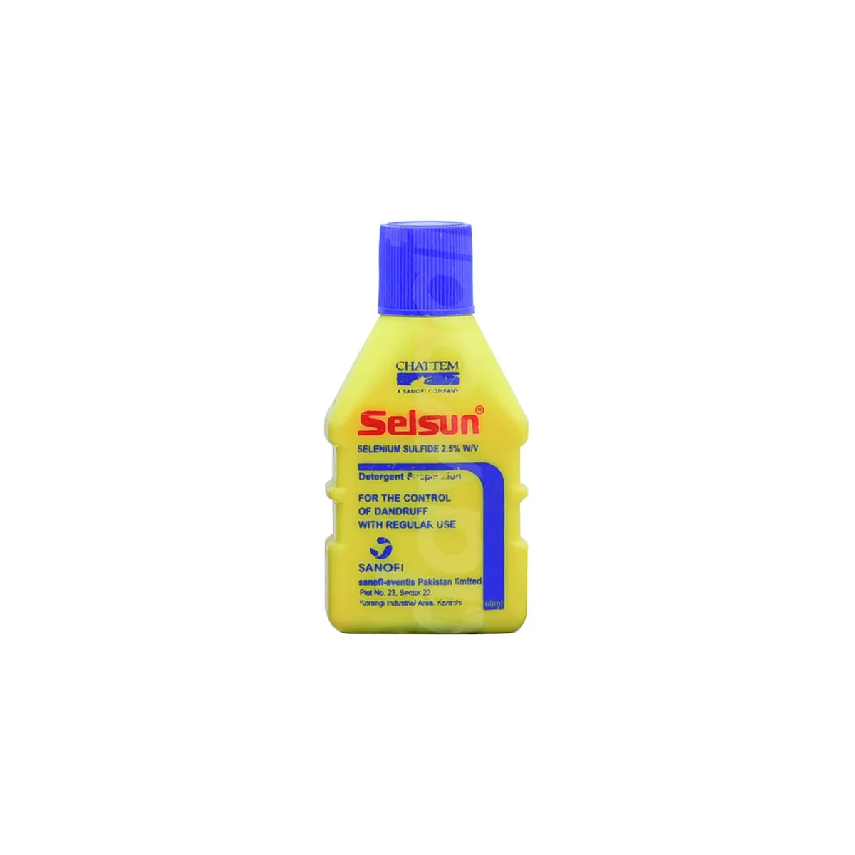 SELSUN-BLUE-SHAMPOO-60ML-YELLOW-DWATSON-COSMETICS-PK Selsun Yellow Shampoo - Image 1