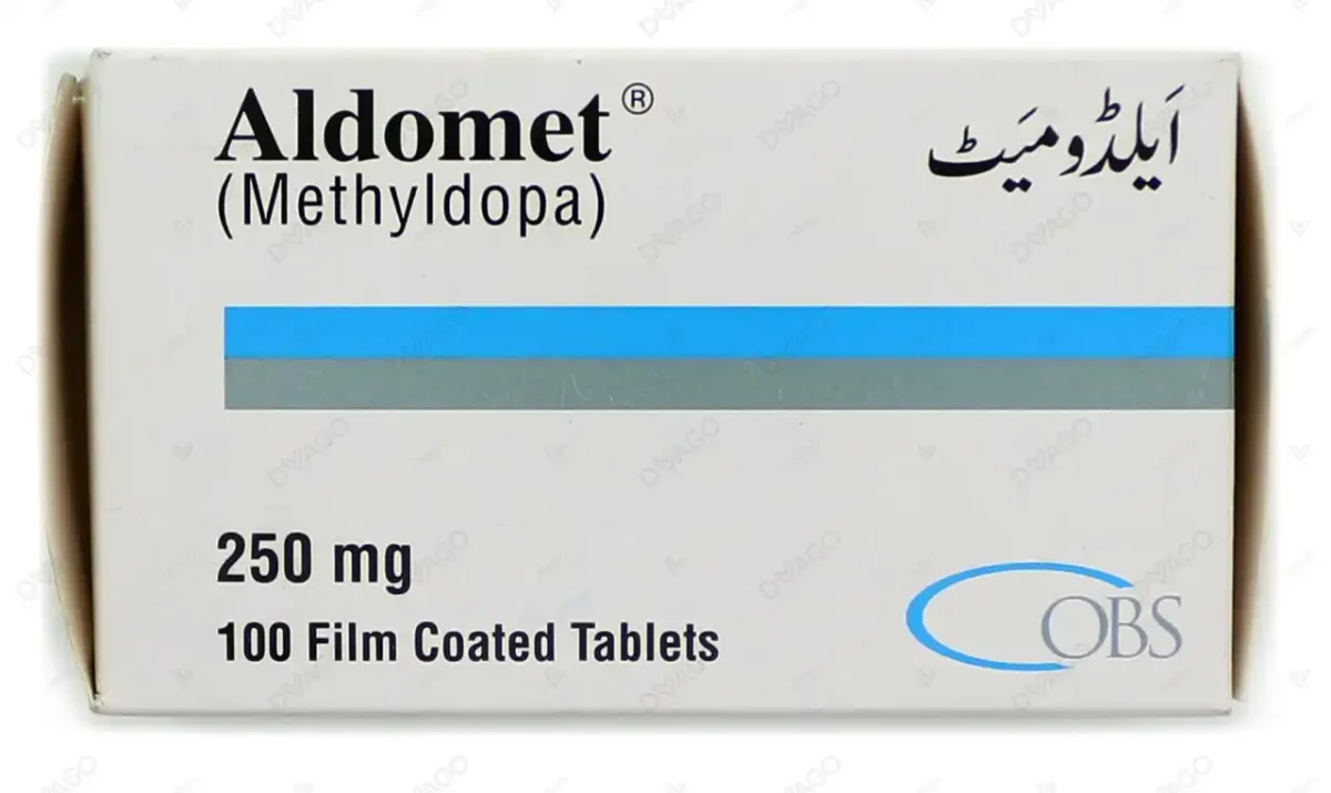 Aldomet Tablets 250Mg (1 Strip = 10 Tablets) - Image 1