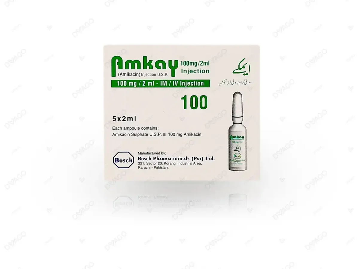 Amkay Im/Iv Injection 100Mg/2Ml (1 Box = 5 Injection) - Image 1
