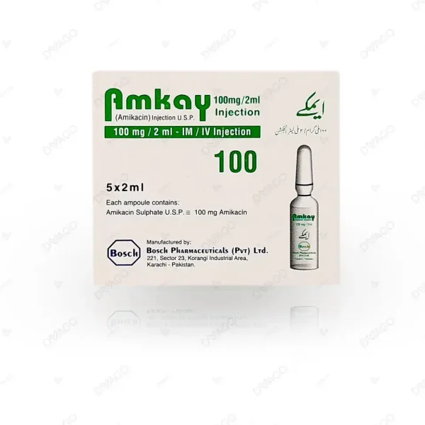 Amkay Im/Iv Injection 100Mg/2Ml (1 Box = 5 Injection)