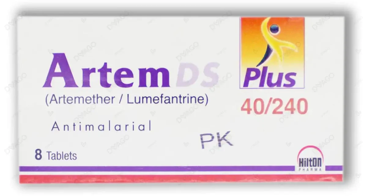 Artem-Ds Plus Tablets 40/240Mg (1 Box = 1 Strip)(1 Strip = 8 Tablets) - Image 1