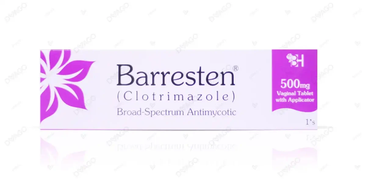 Barresten Vaginal Tablets 500Mg (1 Box = 1 Strip)(1 Strip = 1 Tablet) - Image 1