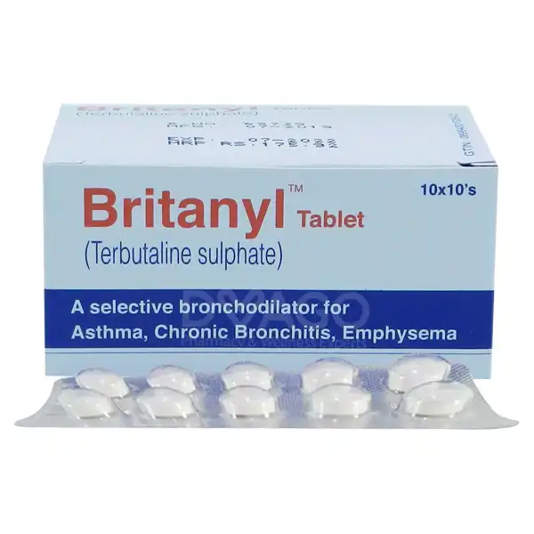 Britanyl Tablets 2.5Mg (1 Strip = 10 Tablets)