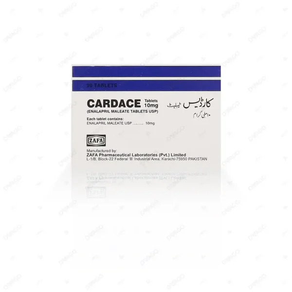 Cardace Tablets 10Mg (1 Box = 2 Strips) (1 Strip = 10 Tablets)