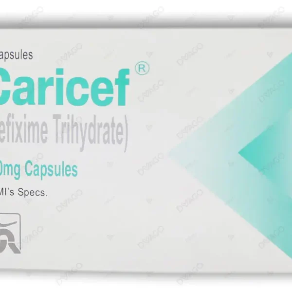 Caricef Capsules 400Mg (1 Box = 1 Strip)(1 Strip = 5 Capsules)