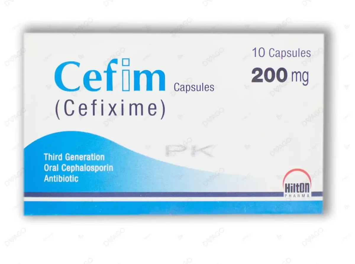 Cefim Capsules 200Mg (1 Box = 1 Strip)(1 Strip = 10 Capsules) - Image 1