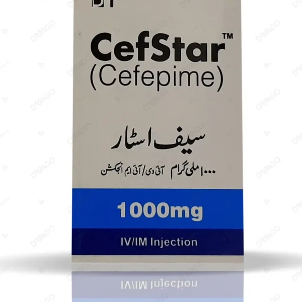 Cefstar Iv/Im Injection 1000Mg (1 Box = 1 Injection)