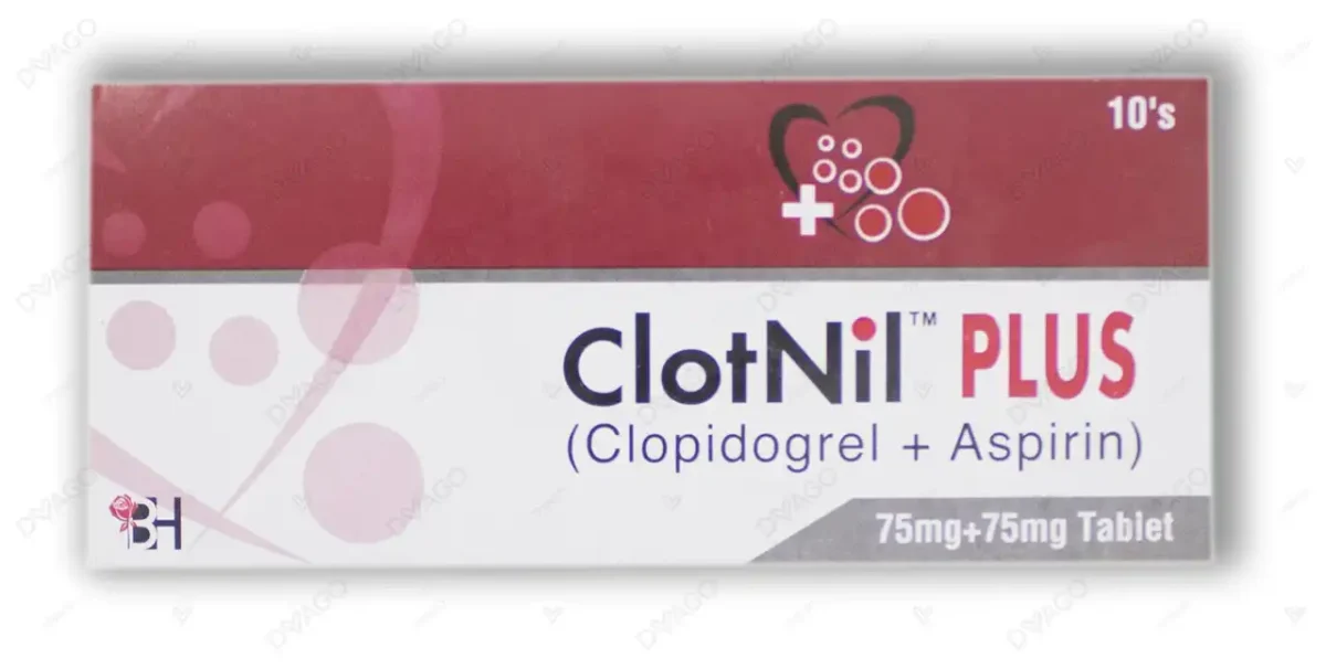 Clotnil Plus Tablets 75+75Mg (1 Box = 1 Strip)(1 Strip = 10 Tablets) - Image 1