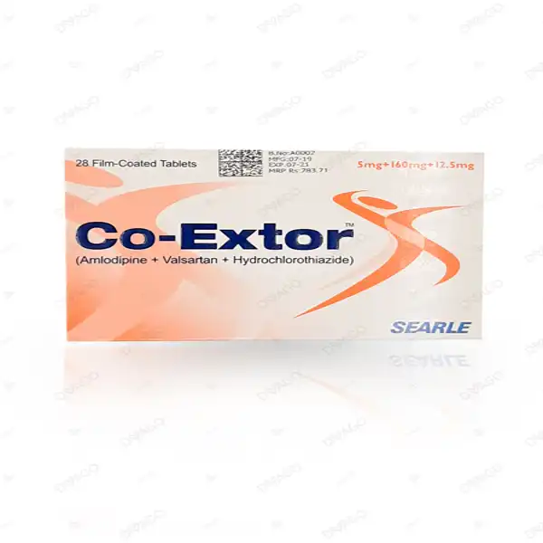 Co-Extor Tablets 5/160/12.5Mg (1 Strip = 14 Tablets)