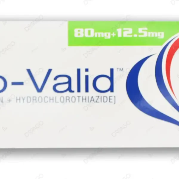 Co-Valid Tablets 80/12.5Mg (1 Box = 2 Strips) (1 Strip = 14 Tablets)