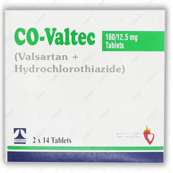 Co-Valtec Tablets 160/12.5Mg (1 Strip = 14 Tablets)