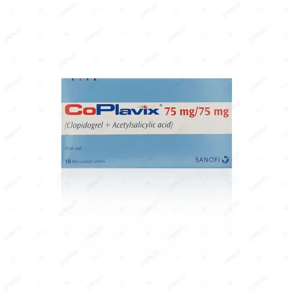 Co-Plavix Tablets 75Mg/75Mg (1 Box = 1 Strip)(1 Strip = 10 Tablets)