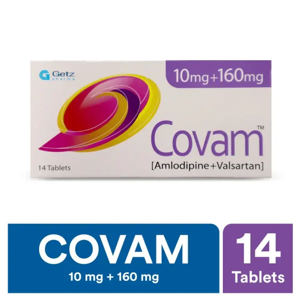 Covam Tablets 10Mg+160Mg (1 Strip = 7 Tablets)