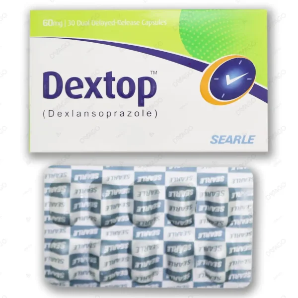 Dextop Capsules 60Mg (1 Box = 3 Strips) (1 Strip = 10 Capsules)