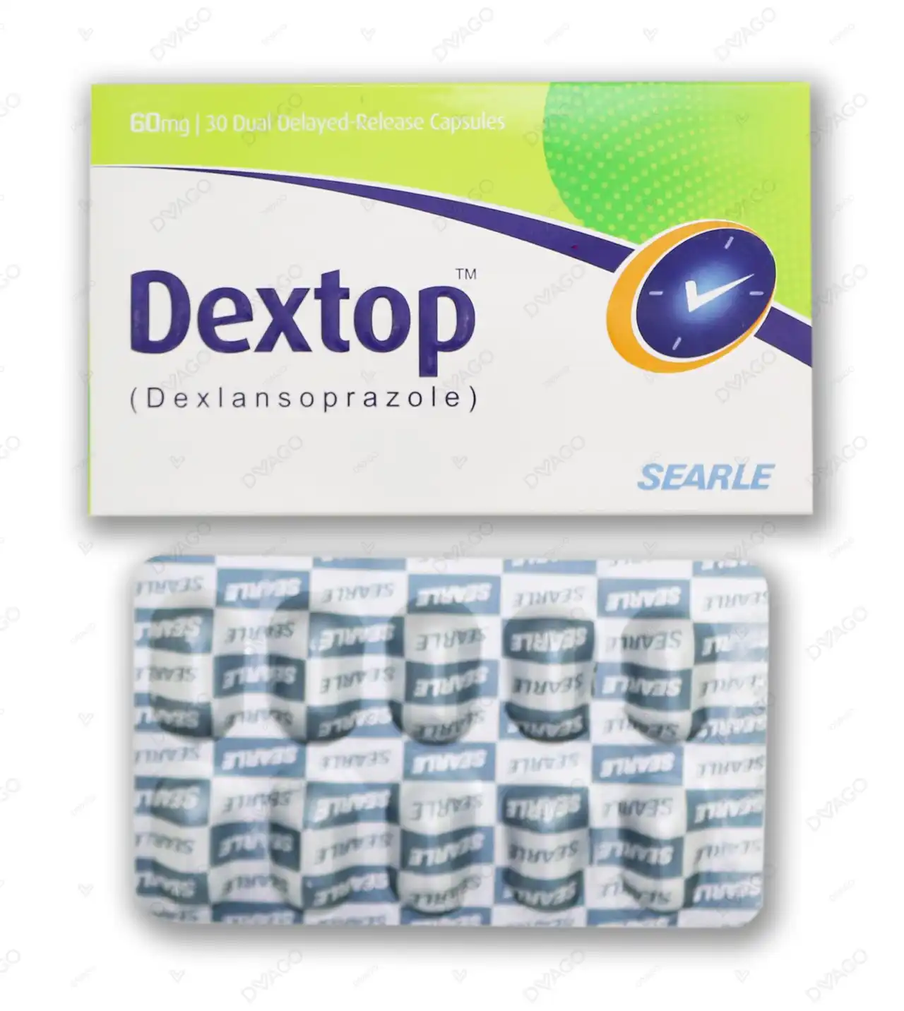 dextop 60mg Dextop Capsules 60Mg (1 Box = 3 Strips) (1 Strip = 10 Capsules) - Image 1
