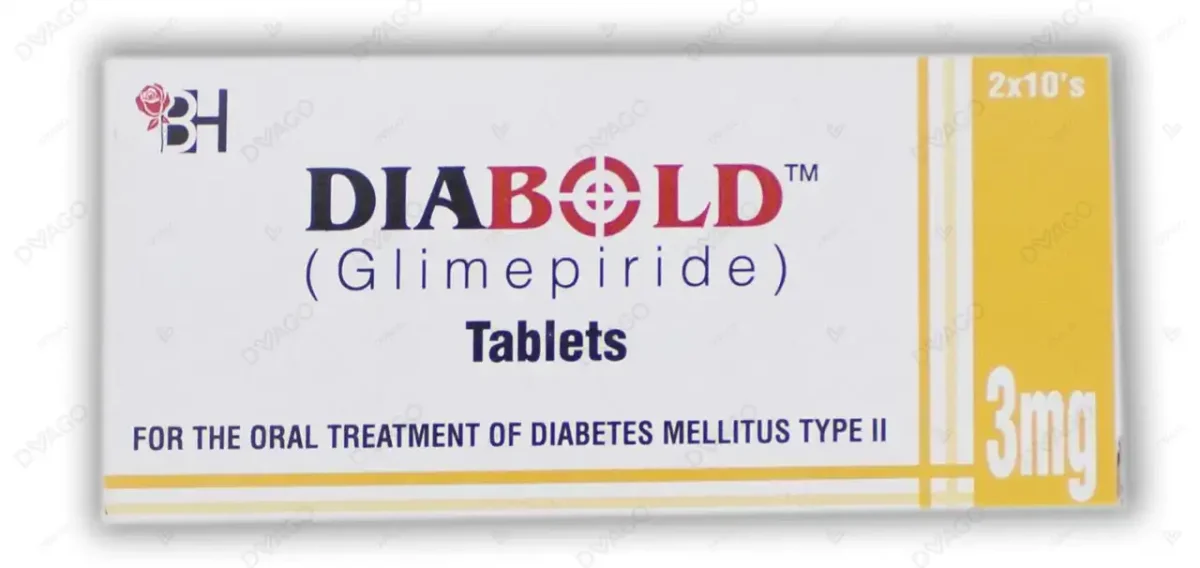 Diabold Tablets 3Mg (1 Strip = 10 Tablets) - Image 1