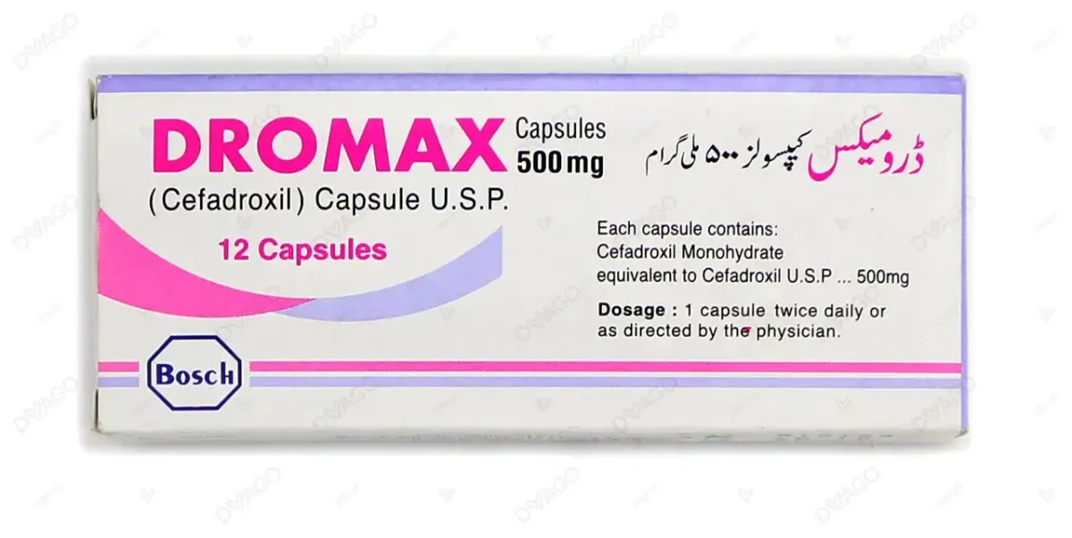 Dromax Capsules 500Mg (1 Strip = 6 Capsules) - Image 1
