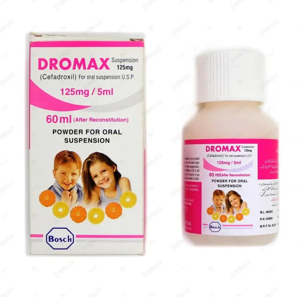 Dromax 60Ml Oral Paediatric Suspension 125Mg/5Ml