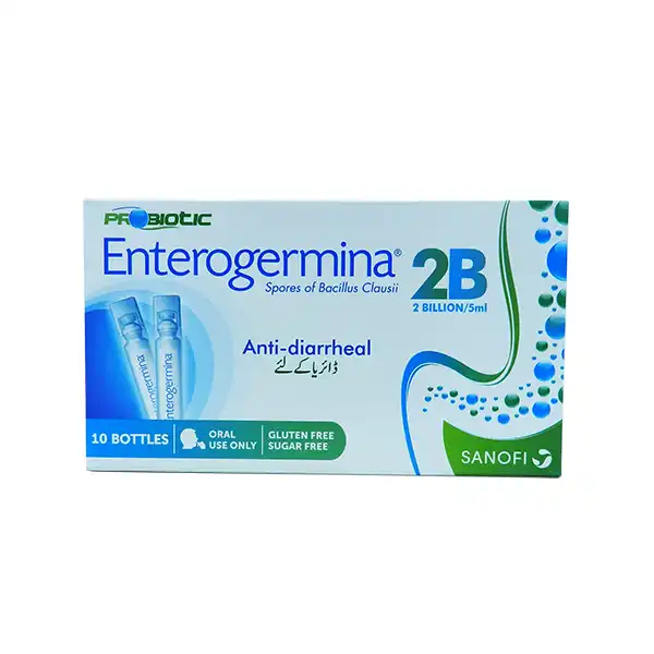 Enterogermina Oral Suspension 2 Billion/5Ml (1 Box = 10 Bottles)