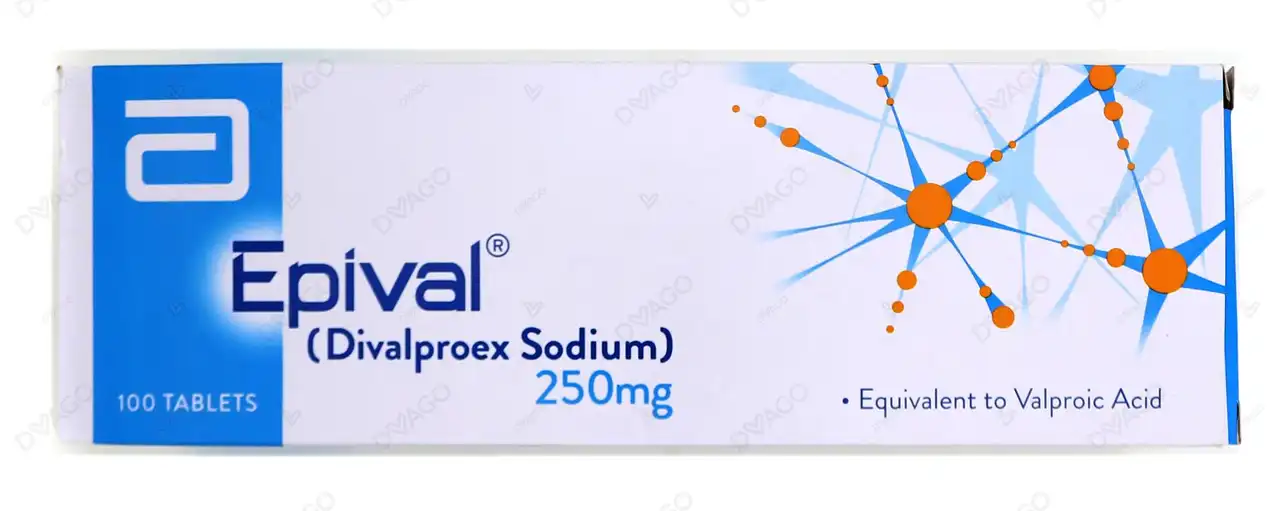 epival 250 tab Epival Tablets 250Mg (1 Box = 10 Strips) (1 Strip = 10 Tablets) - Image 1