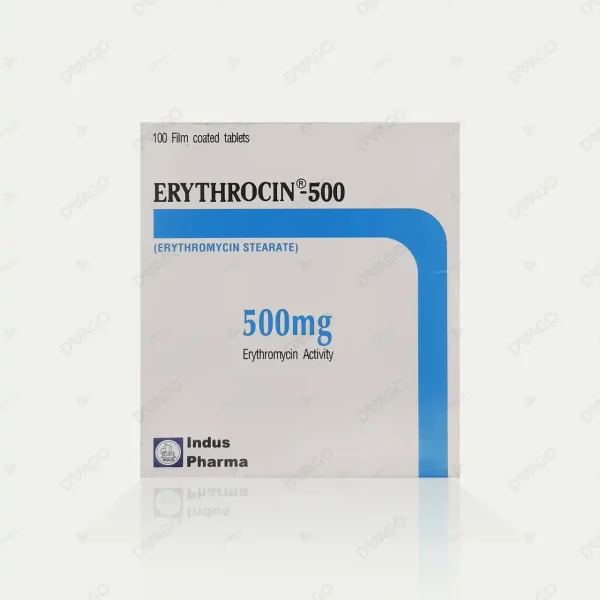 Erythrocin Tablets 500Mg (1 Box = 10 Strips) (1 Strip = 10 Tablets)