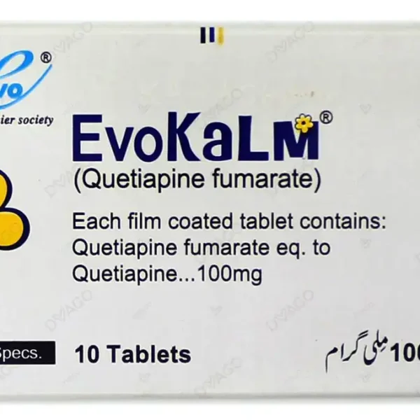 Evokalm Tablets 100Mg (1 Box = 1 Strip)(1 Strip = 10 Tablets)