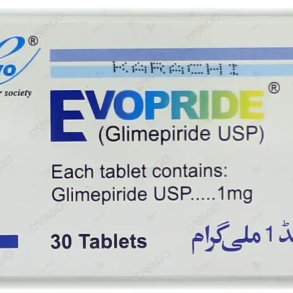Evopride Tablets 1Mg (1 Strip = 10 Tablets)
