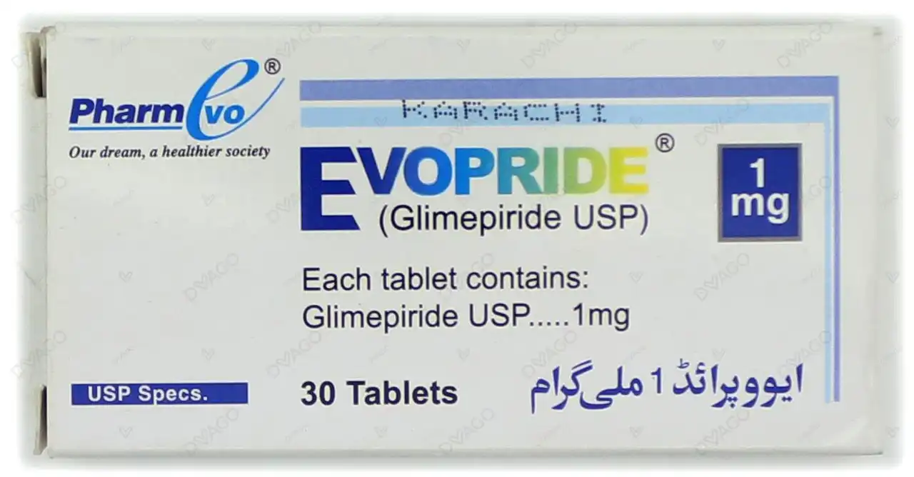 evopride 1 mg Evopride Tablets 1Mg (1 Strip = 10 Tablets) - Image 1