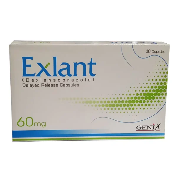 Exlant Capsules 60Mg (1 Box = 3 Strips) (1 Strip = 10 Capsules)