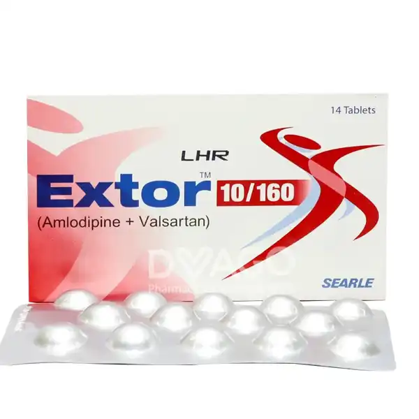 Extor Tablets 10/160Mg (1 Box = 1 Strip) (1 Strip = 14 Tablets)
