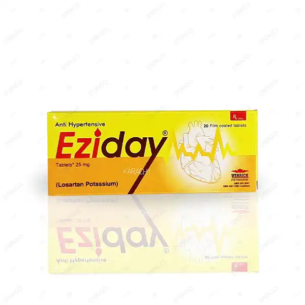 Eziday Tablets 25Mg (1 Box = 1 Strip)(1 Strip = 20 Tablets)