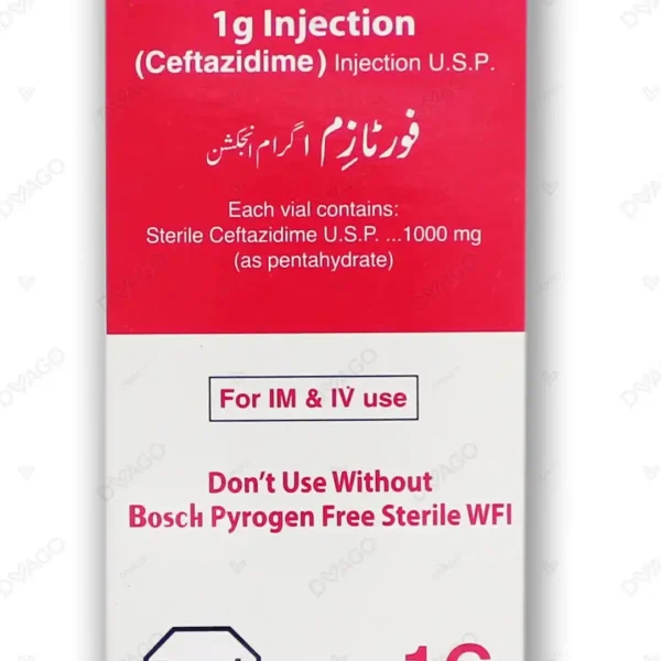 Fortazim Im/Iv Injection 1G (1 Box = 1 Injection)