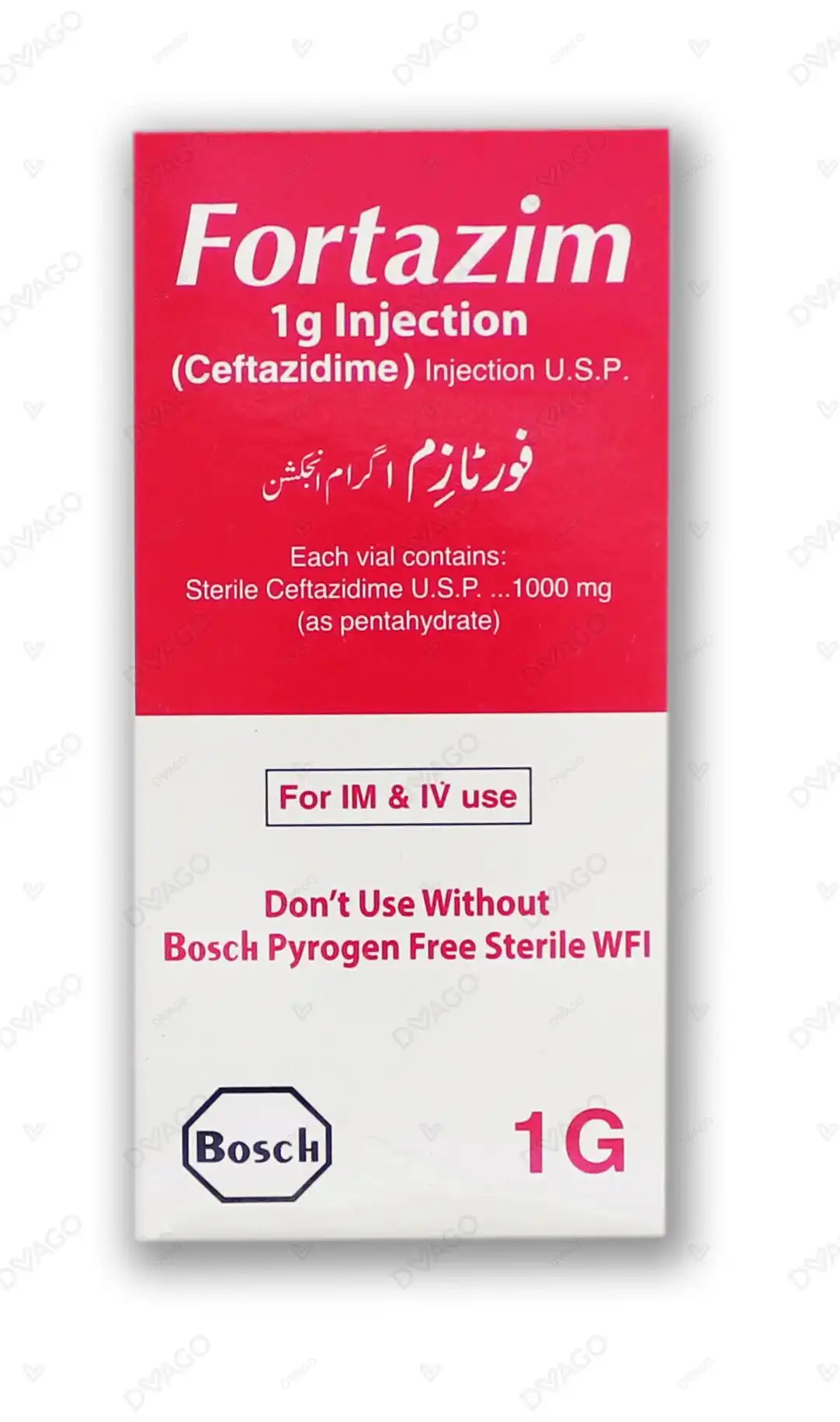 fortazim inj Fortazim Im/Iv Injection 1G (1 Box = 1 Injection) - Image 1