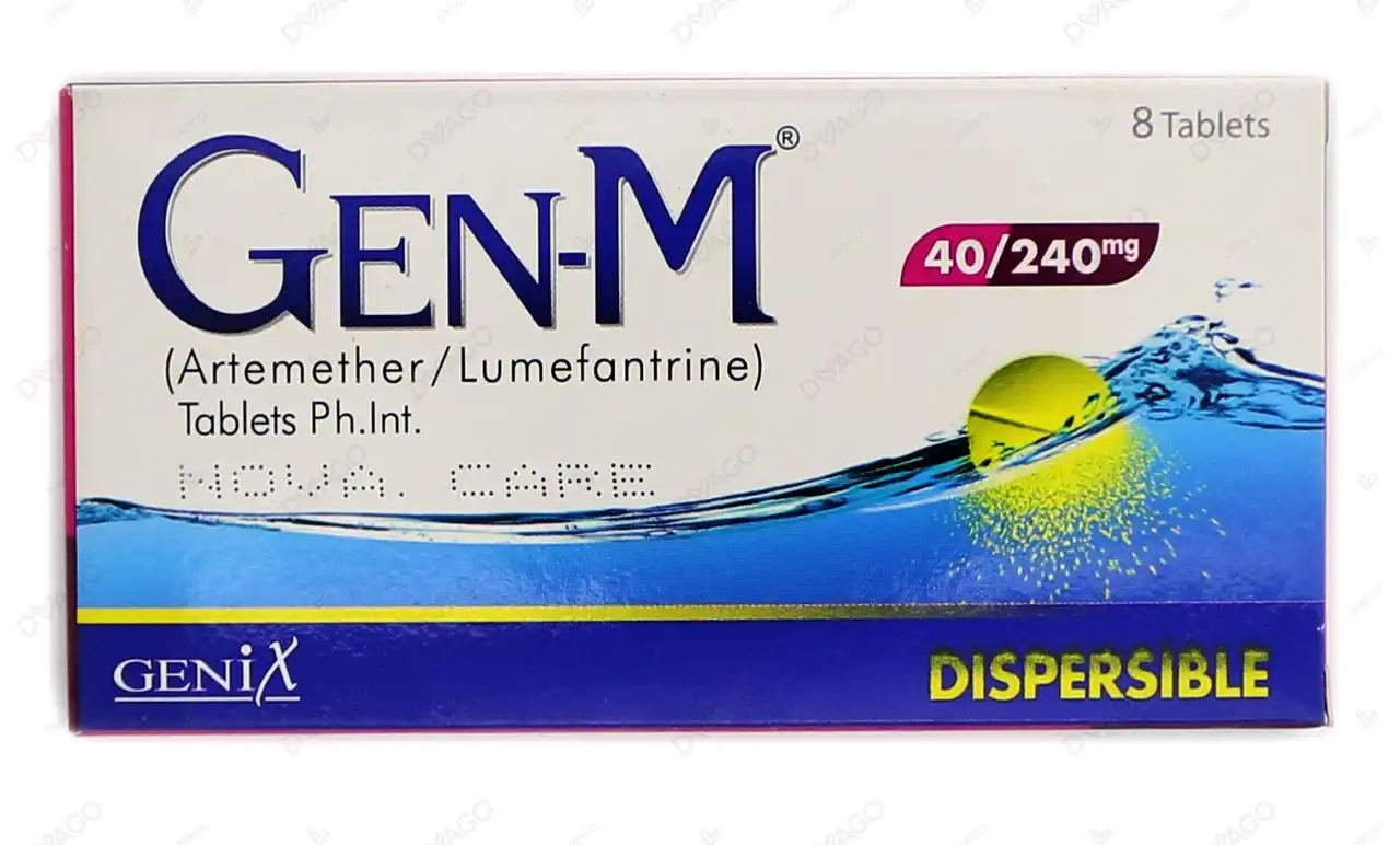 gen-m tab 40 240 Gen-M Tablets 40/240Mg (1 Box = 1 Strip)(1 Strip = 8 Tablets) - Image 1